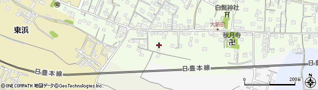 大分県中津市大新田950周辺の地図