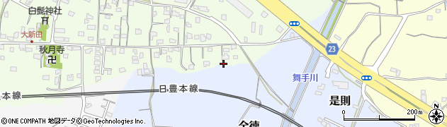 大分県中津市大新田1038周辺の地図