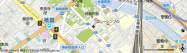 冷泉閣ホテル駅前周辺の地図
