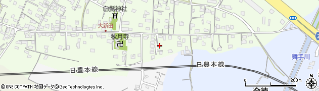 大分県中津市大新田1001周辺の地図