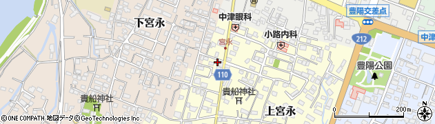 中尾襖店周辺の地図
