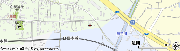 大分県中津市大新田1036周辺の地図