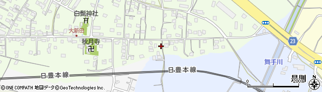 大分県中津市大新田1009周辺の地図