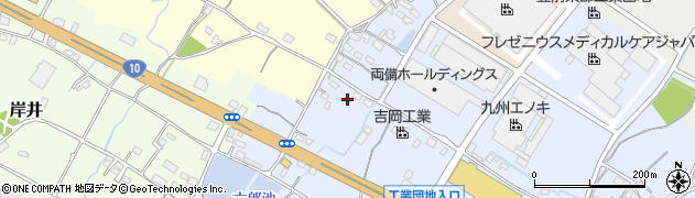福岡県豊前市皆毛24周辺の地図