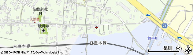 大分県中津市大新田1022周辺の地図