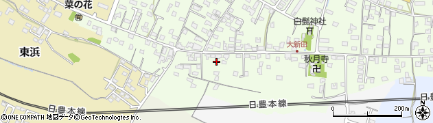 大分県中津市大新田952周辺の地図