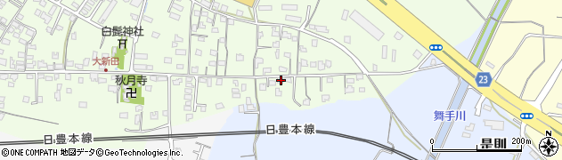 大分県中津市大新田1017周辺の地図