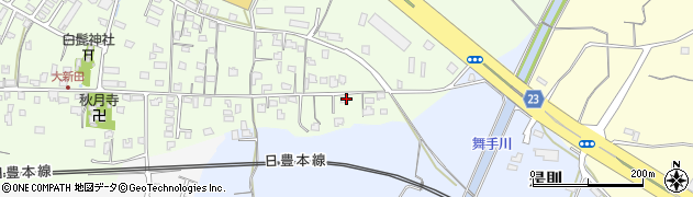 大分県中津市大新田1031周辺の地図