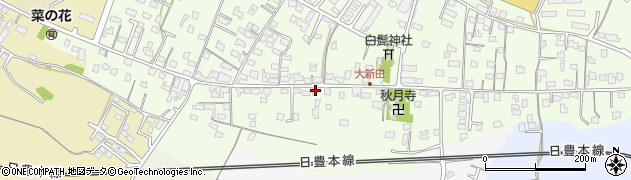 大分県中津市大新田960周辺の地図