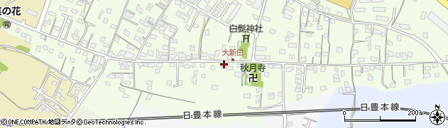 大分県中津市大新田974周辺の地図