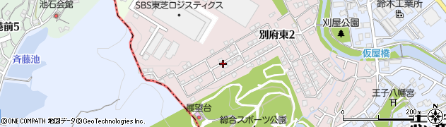 亀山同友会団地周辺の地図