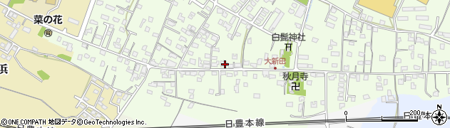 大分県中津市大新田764周辺の地図