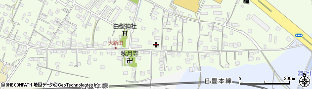 大分県中津市大新田718周辺の地図