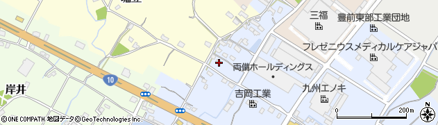 福岡県豊前市皆毛28周辺の地図
