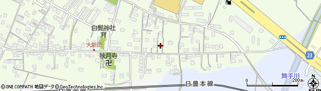 大分県中津市大新田693-1周辺の地図