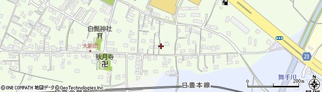 大分県中津市大新田690周辺の地図