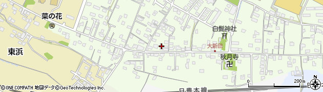 大分県中津市大新田792周辺の地図