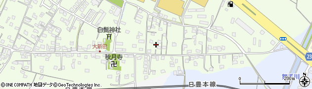 大分県中津市大新田713周辺の地図