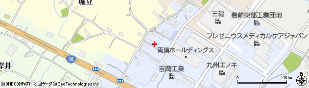 福岡県豊前市皆毛37周辺の地図