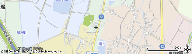 福岡県豊前市千束43周辺の地図