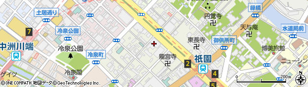 三愛オブリガス九州株式会社周辺の地図