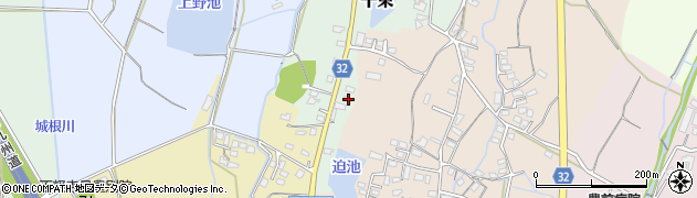 福岡県豊前市千束12周辺の地図