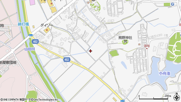 〒820-0203 福岡県嘉麻市平の地図