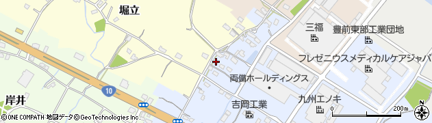 福岡県豊前市皆毛32周辺の地図