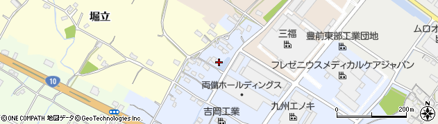 福岡県豊前市皆毛46周辺の地図