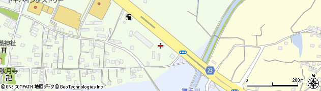 麺処くらや中津店周辺の地図
