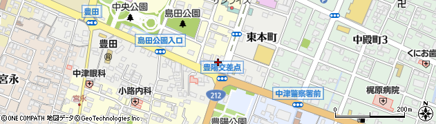 大分銀行福沢通支店 ＡＴＭ周辺の地図