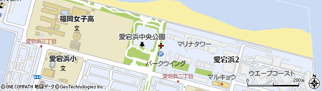 福岡県福岡市西区愛宕浜周辺の地図