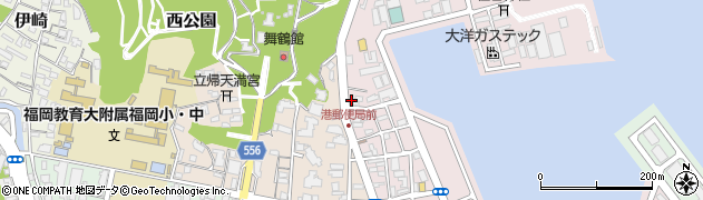 福岡県福岡市中央区港3丁目1-7周辺の地図