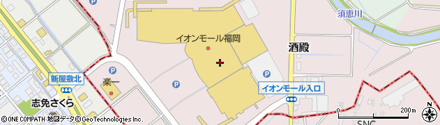 ソフトバンクイオンモール福岡ルクル店周辺の地図
