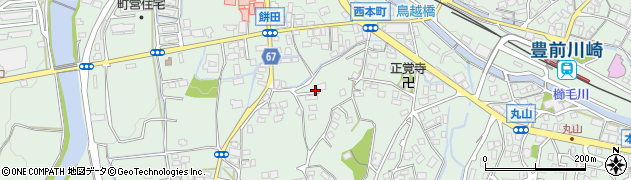 福岡県田川郡川崎町川崎1667-2周辺の地図