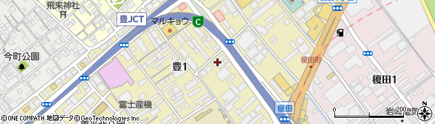 株式会社タカラ九州営業所周辺の地図