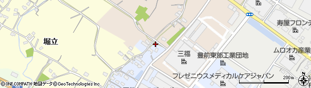福岡県豊前市皆毛60周辺の地図