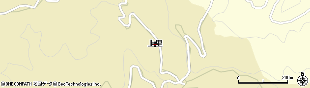 高知県高知市上里周辺の地図