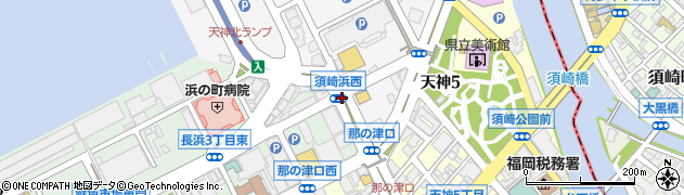 須崎浜西周辺の地図