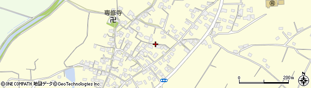 大分県中津市田尻周辺の地図