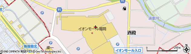 串家物語 イオンモール福岡店周辺の地図