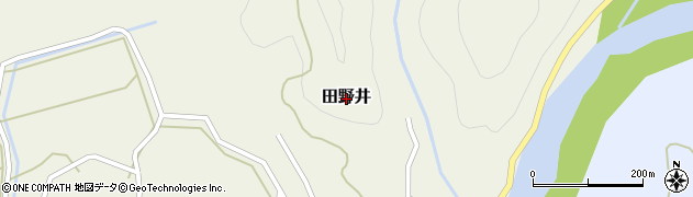 和歌山県白浜町（西牟婁郡）田野井周辺の地図