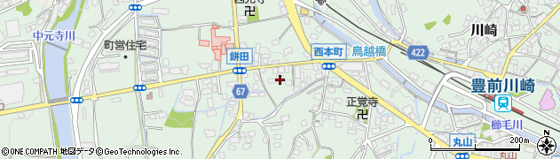 福岡県田川郡川崎町川崎1074-2周辺の地図