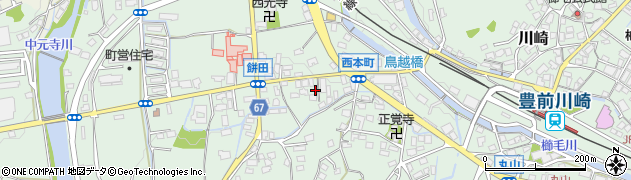 福岡県田川郡川崎町川崎1074-10周辺の地図