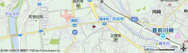 福岡県田川郡川崎町川崎1074-1周辺の地図
