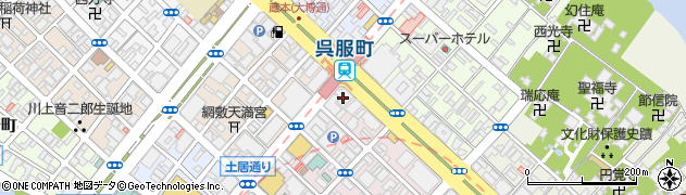 九勧呉服町ビル周辺の地図