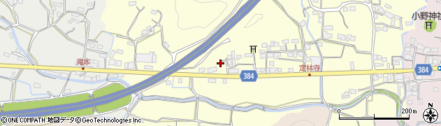 高知県南国市岡豊町定林寺190周辺の地図