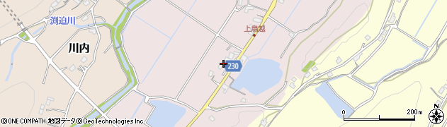 福岡県豊前市鳥越224周辺の地図