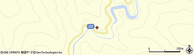 太間川僻地集会所周辺の地図