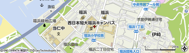 西日本短期大学　社会福祉実習指導室周辺の地図